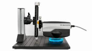 temp-rhopoint-instruments-aesthetix-product-image-on-stand-measuring-blue-gel